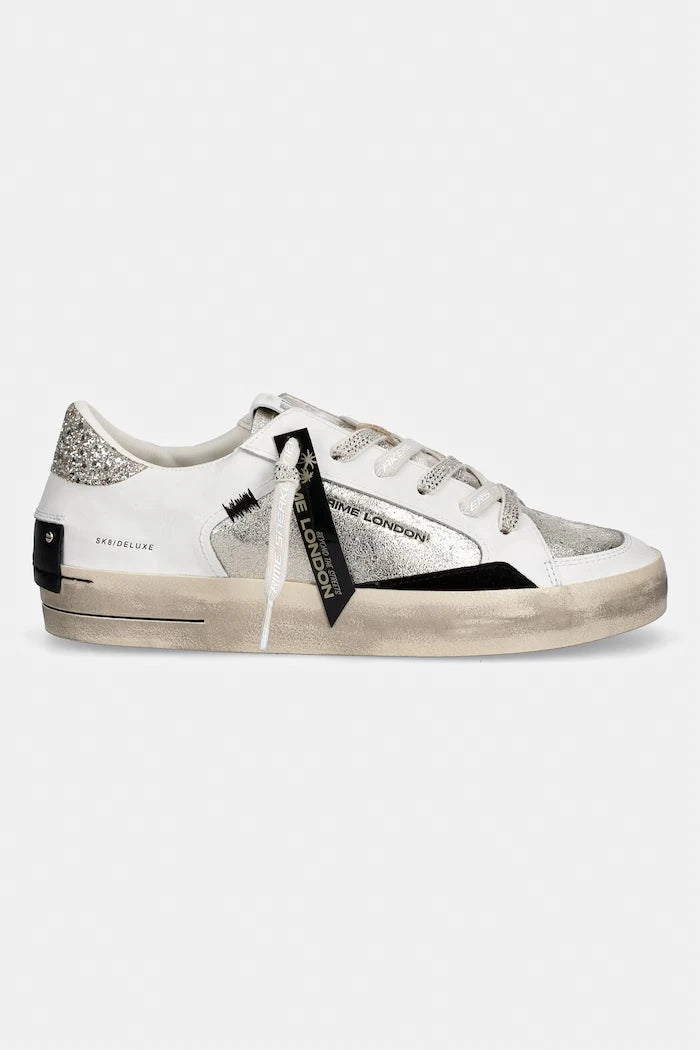 Crime London SK8 DELUXE маратонки дамски от кожа
