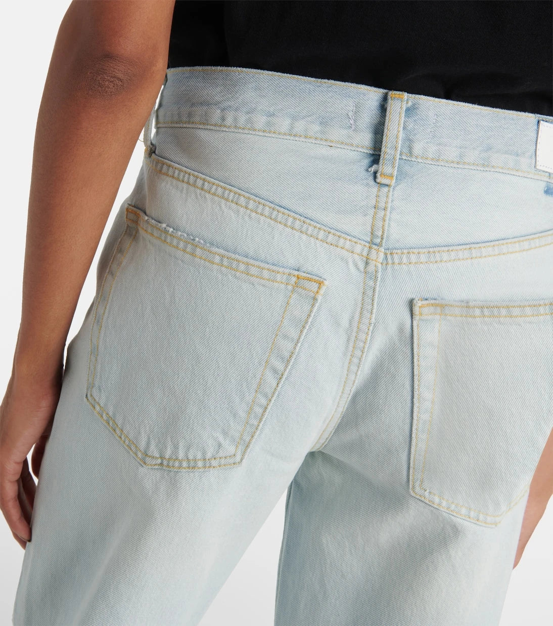 Re/Done - Loose Long distressed straight jeans