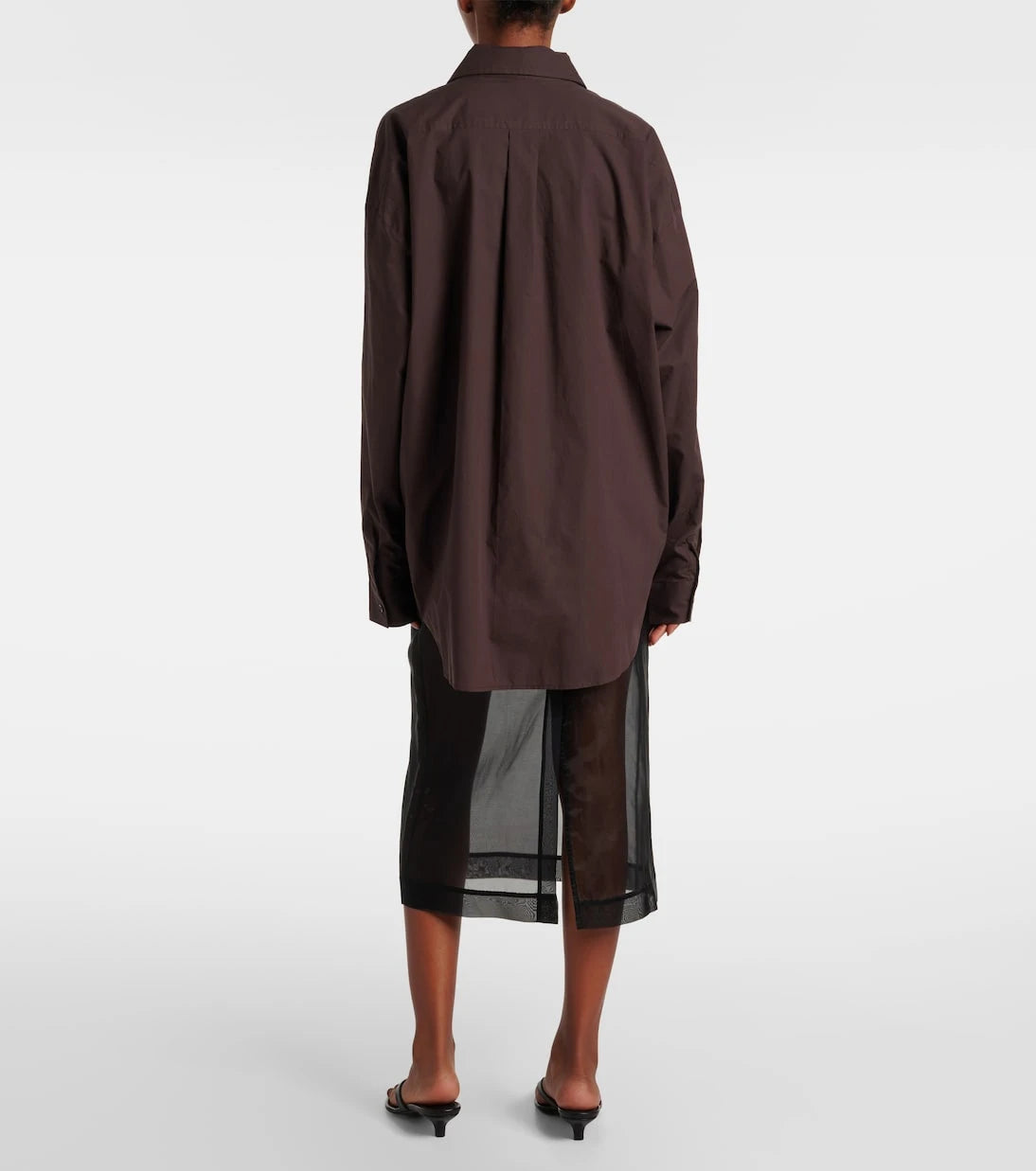 The Frankie Shop - Ornella oversized cotton shirt