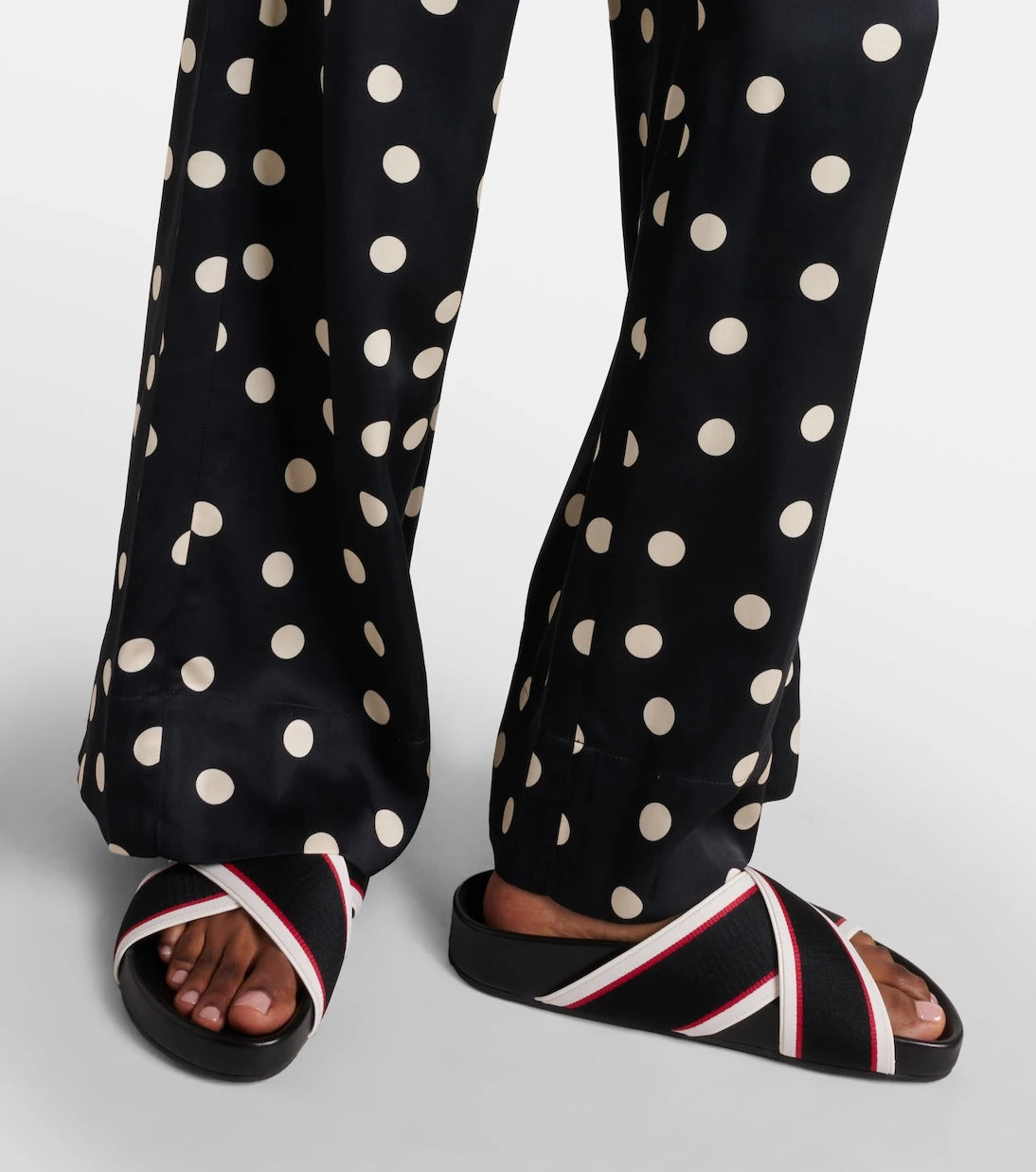 Christian Louboutin - Hot Cross Bizz ribbon sandals