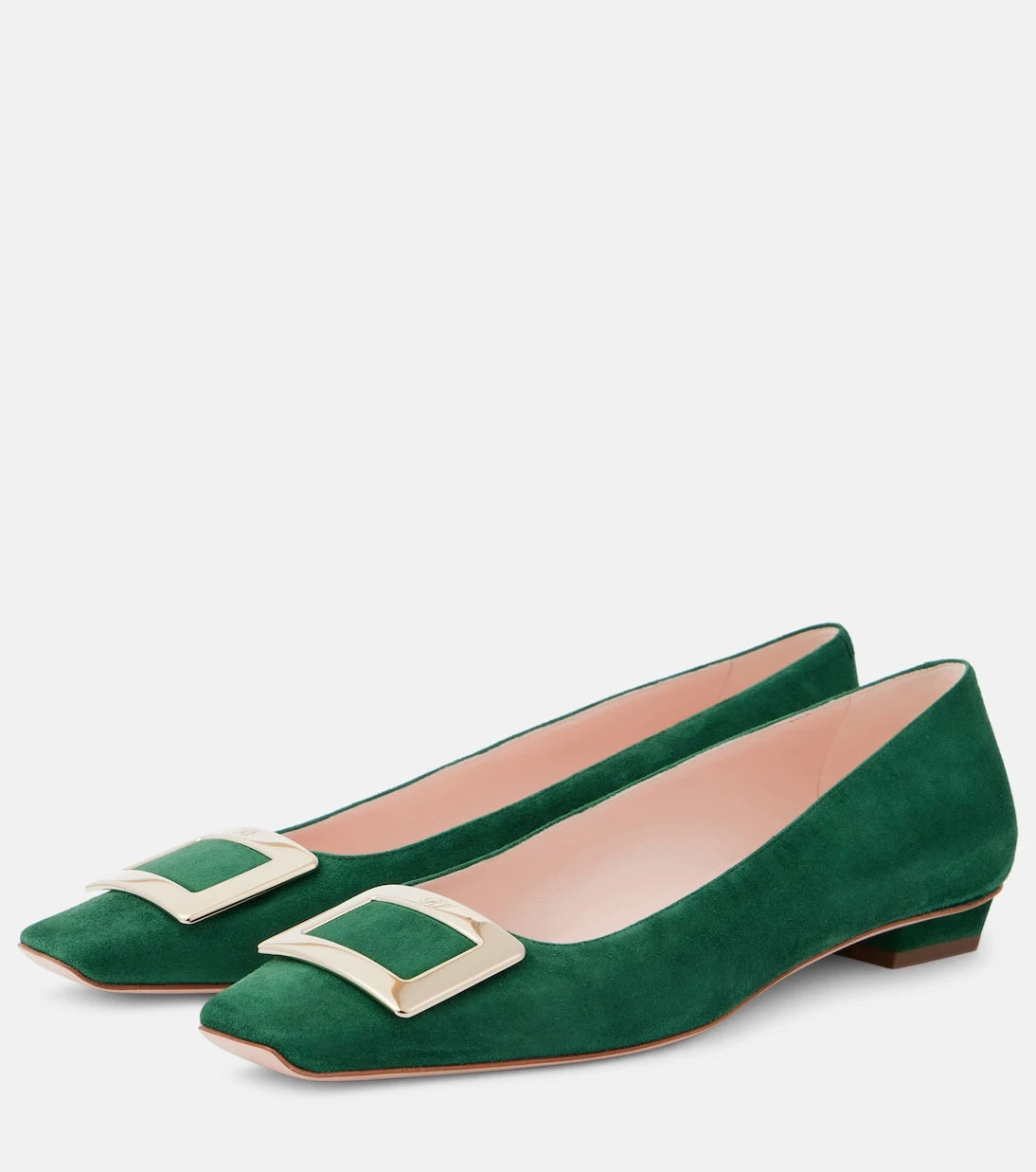 Roger Vivier - Belle Vivier 25 suede pumps