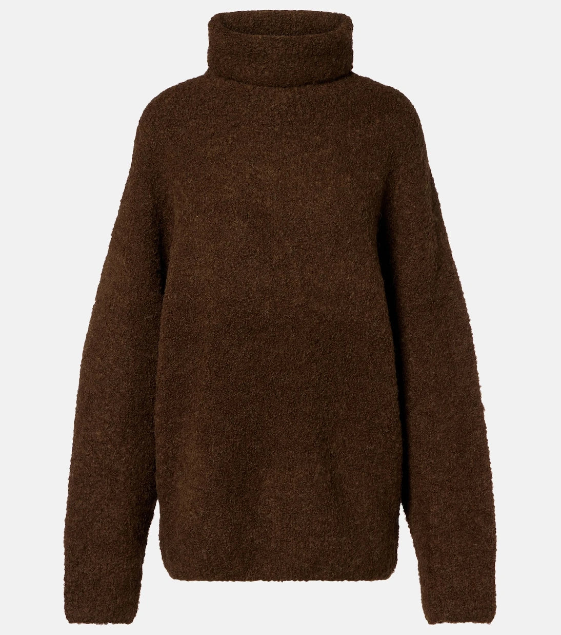 Toteme - Alpaca and wool-blend bouclé turtleneck sweater