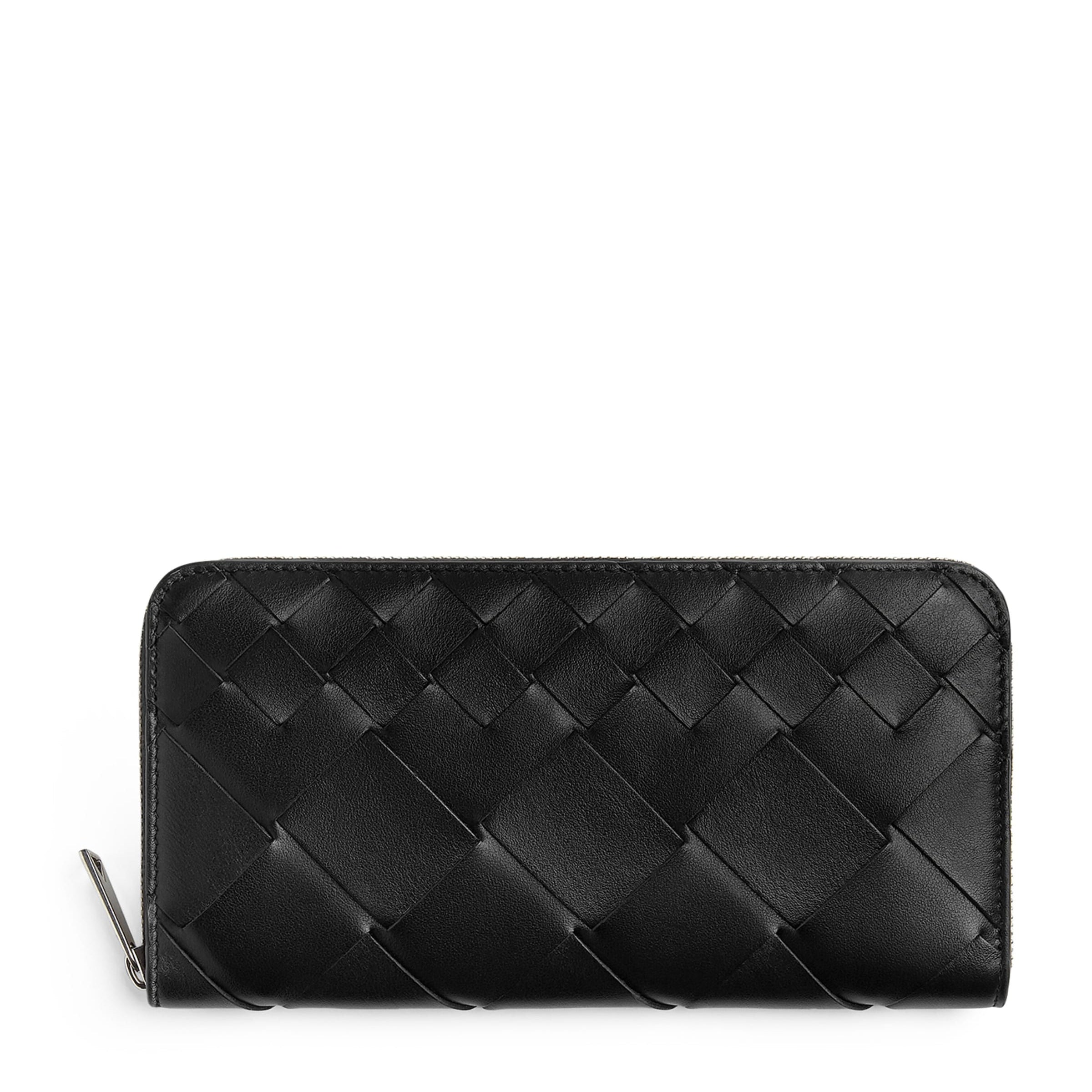 Bottega Veneta Intrecciato Zip-Around Wallet