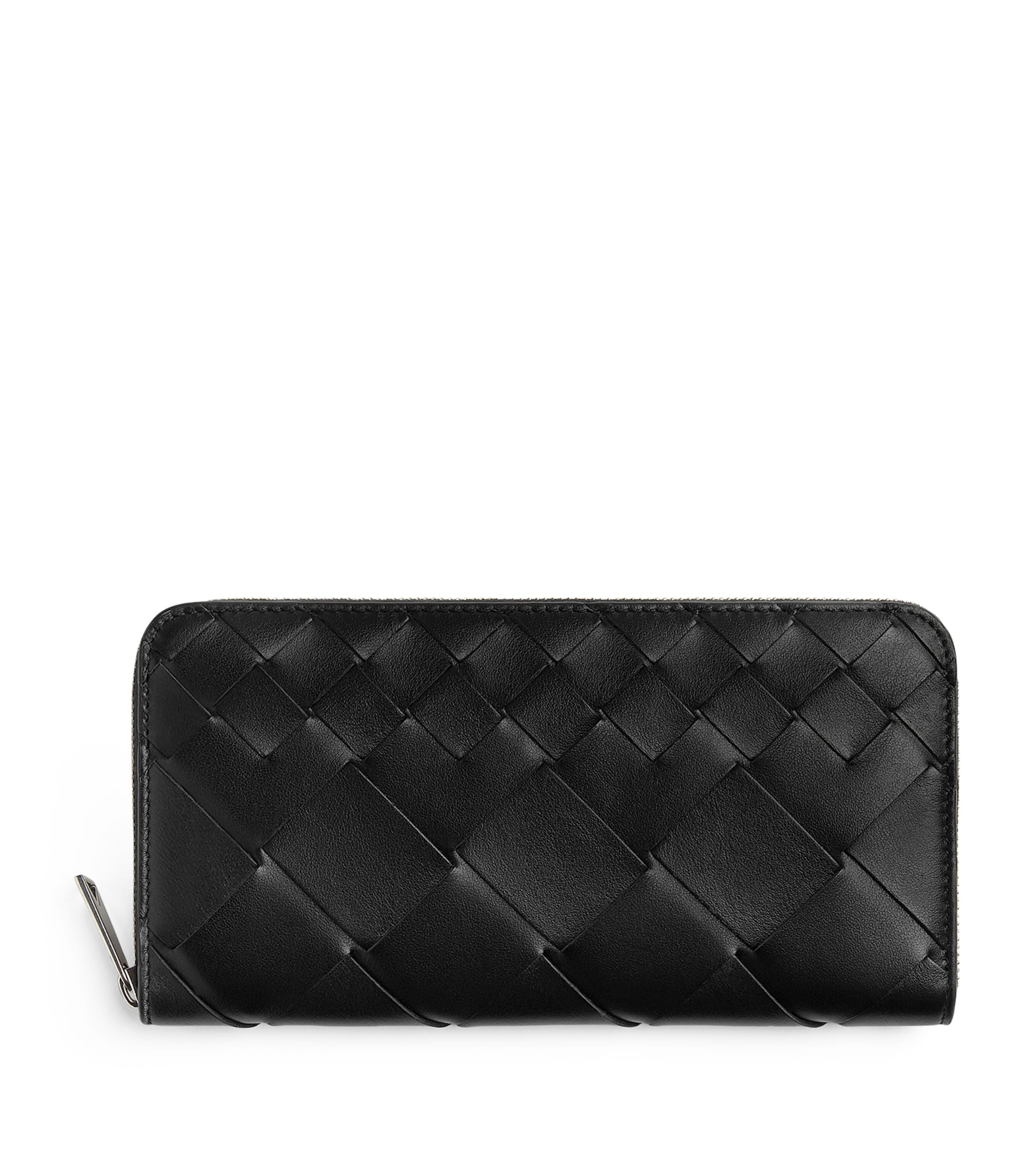 Bottega Veneta Intrecciato Zip-Around Wallet