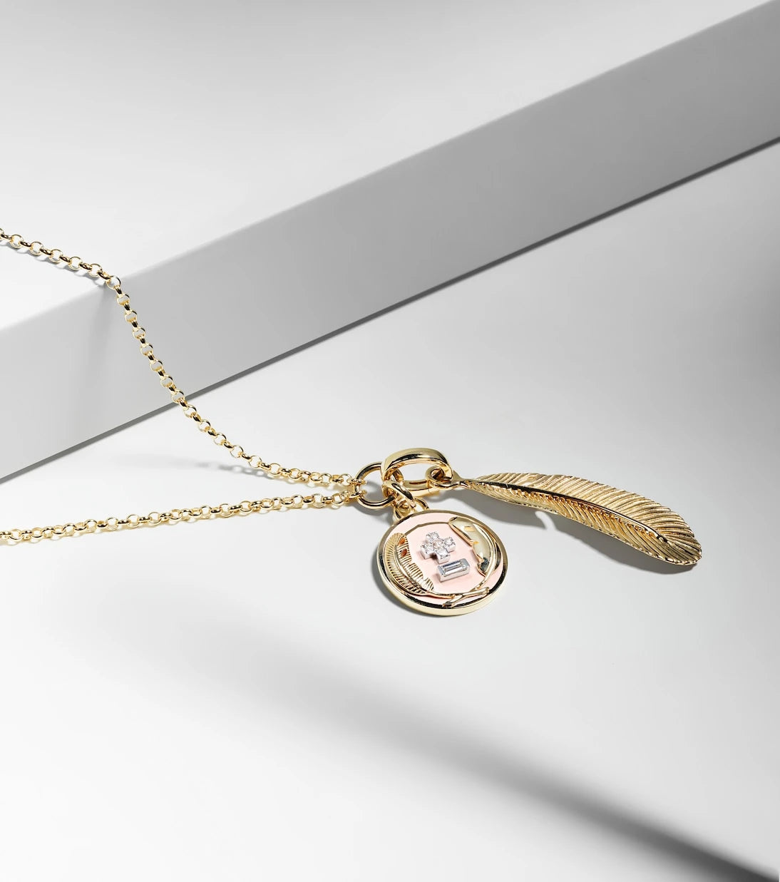 FoundRae - Vivacity 18kt gold pendant necklace with diamonds