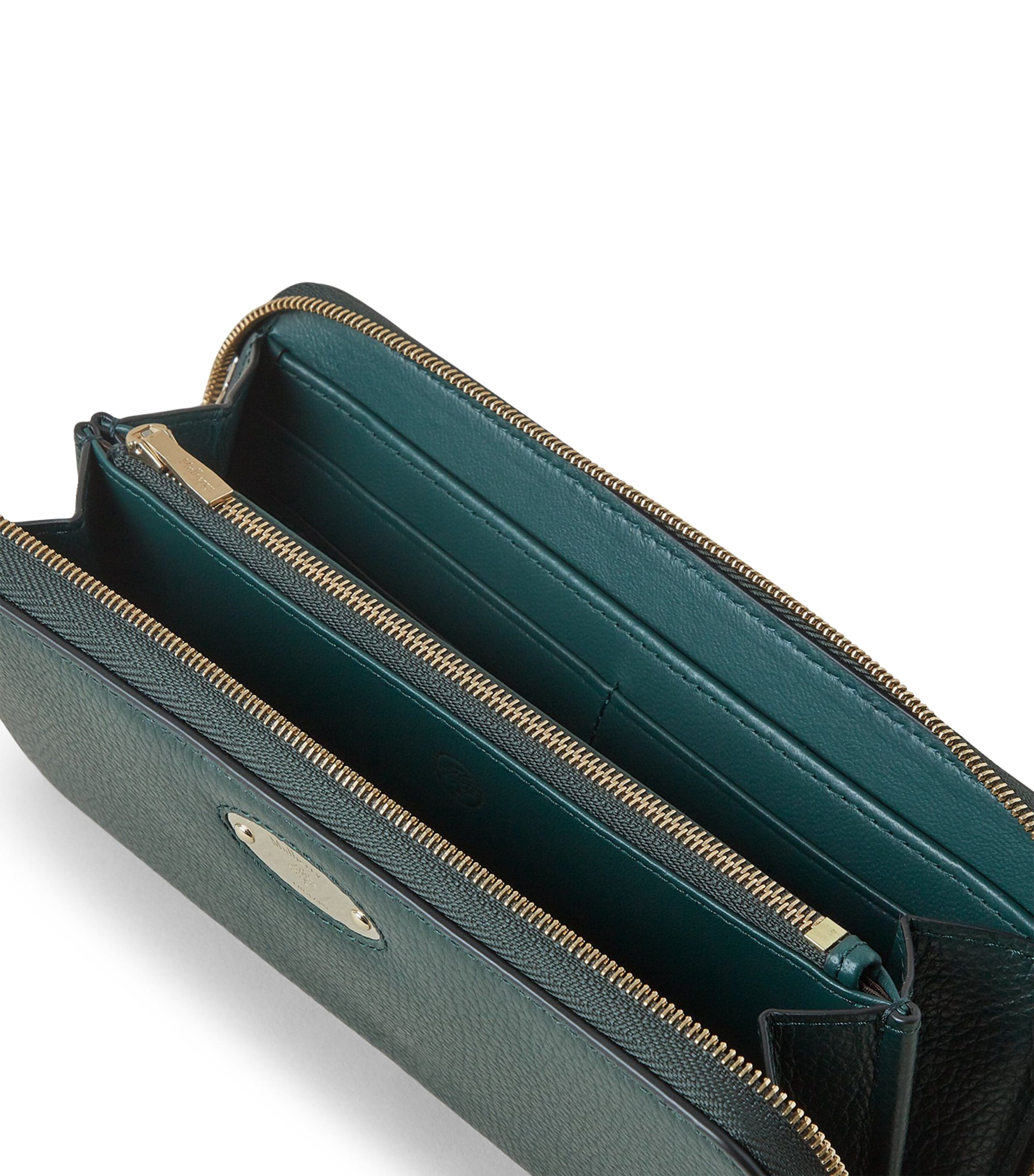 Mulberry Green Logo Plaque Purse