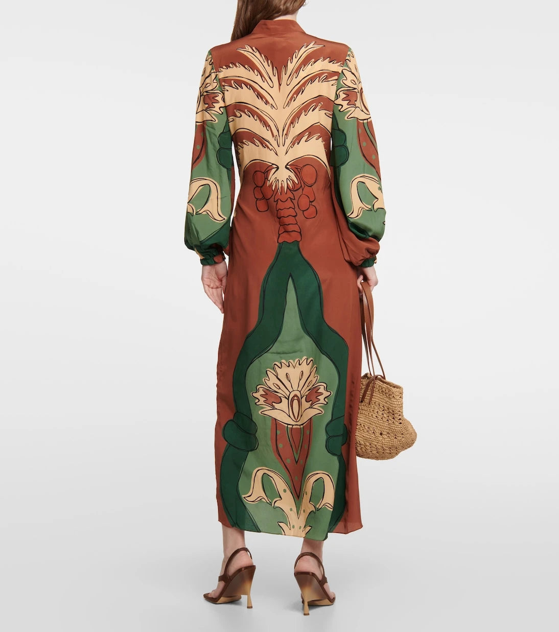 Johanna Ortiz - Printed maxi wrap dress