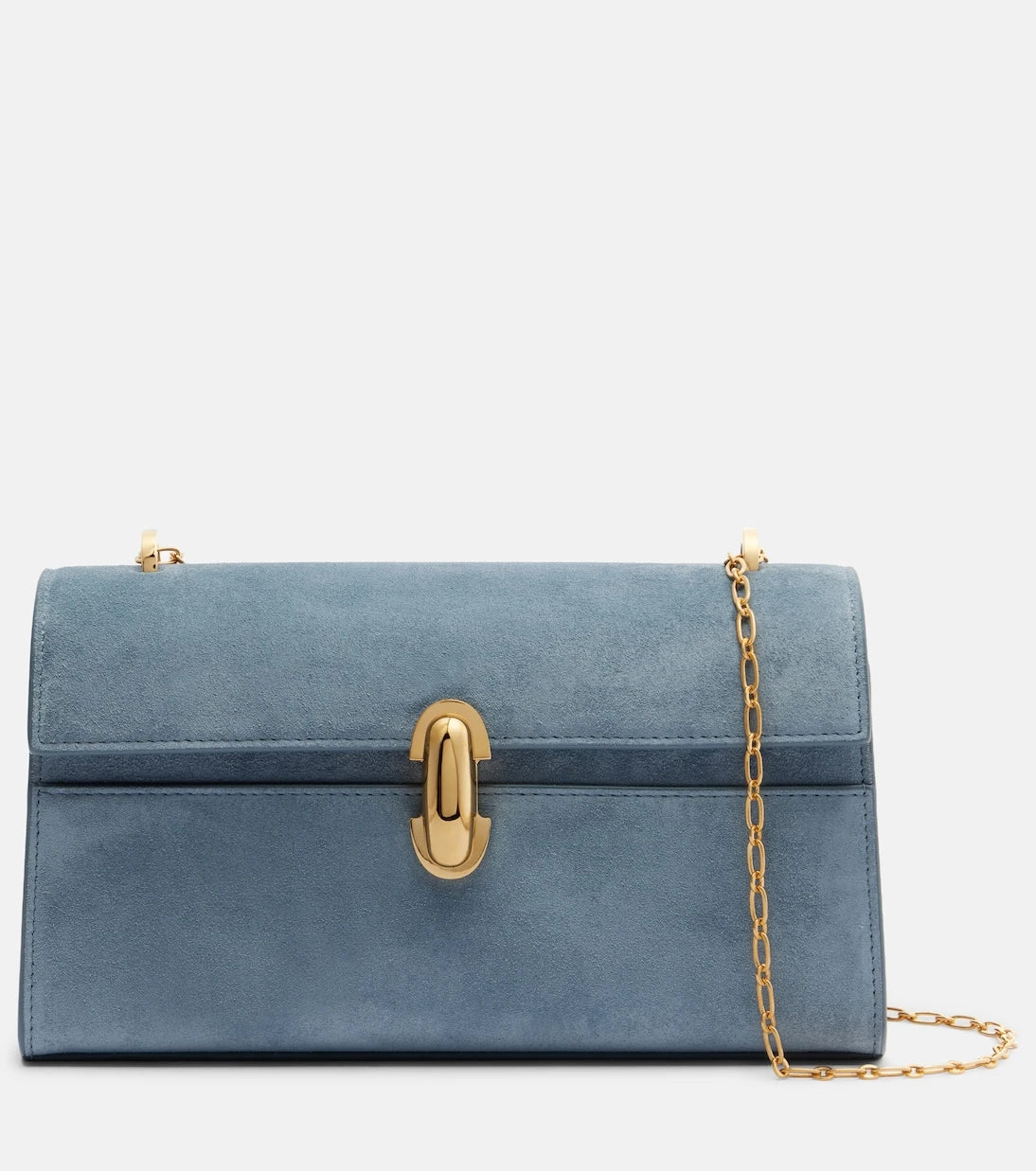 Savette - Symmetry Chain Mini suede crossbody bag