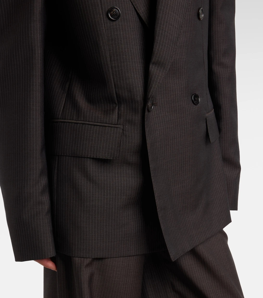 Gucci - Pinstripe wool and mohair blazer