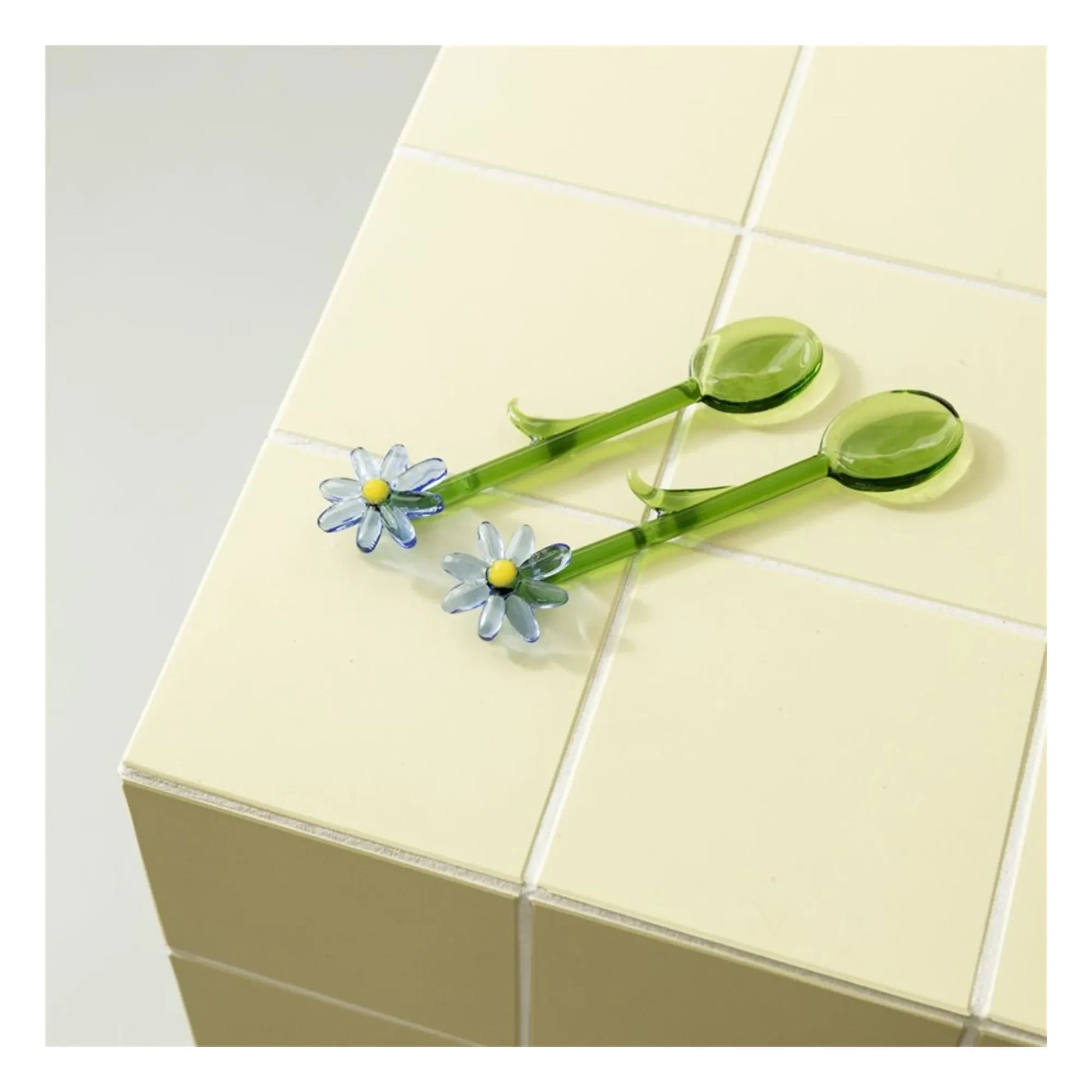 &Klevering - Spoons Flora - Set of 2 | Blue