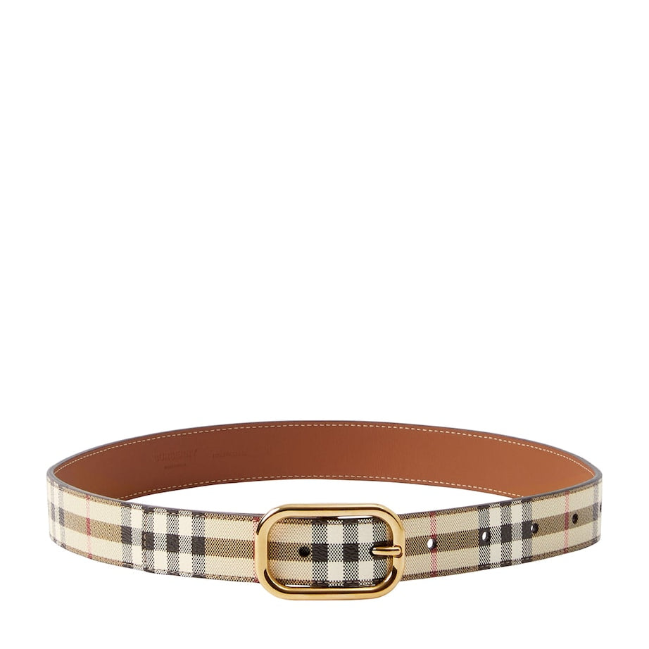 Burberry Neutral Check Belt