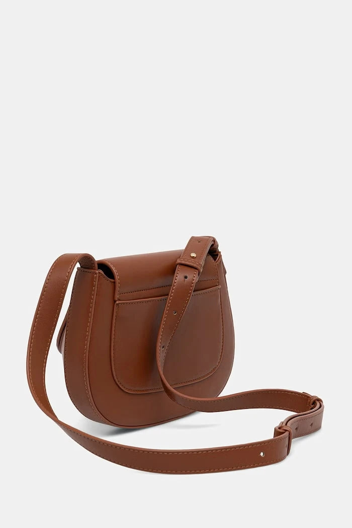 Medicine suni deri crossbody kadın çantası