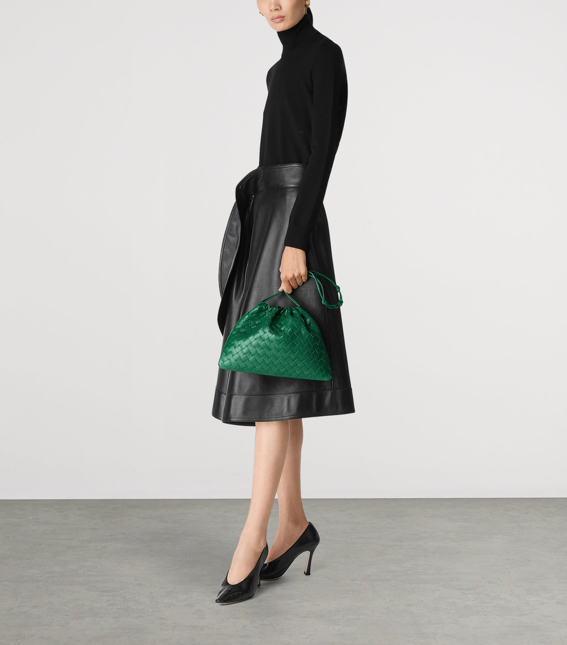 Leather Dustbag Shoulder Bag