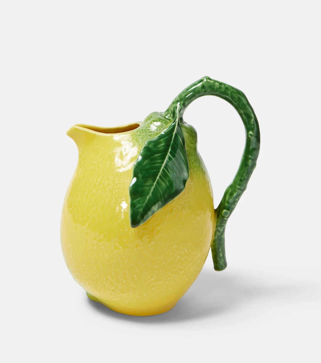 Bordallo Pinheiro - Lemon earthenware pitcher