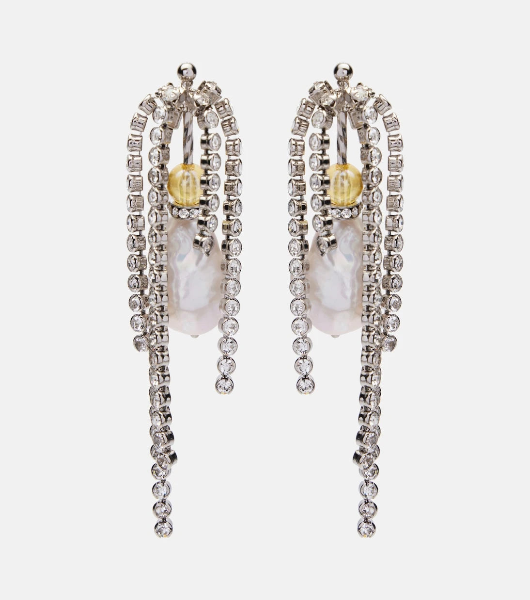 Dries Van Noten - Embellished drop earrings