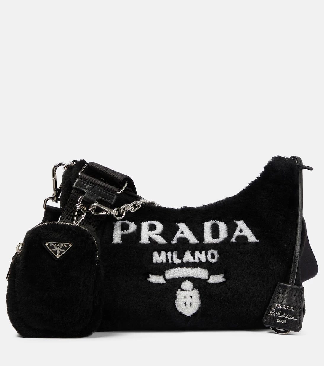 Prada - حقيبة كتف صغيرة Re-Edition 2005