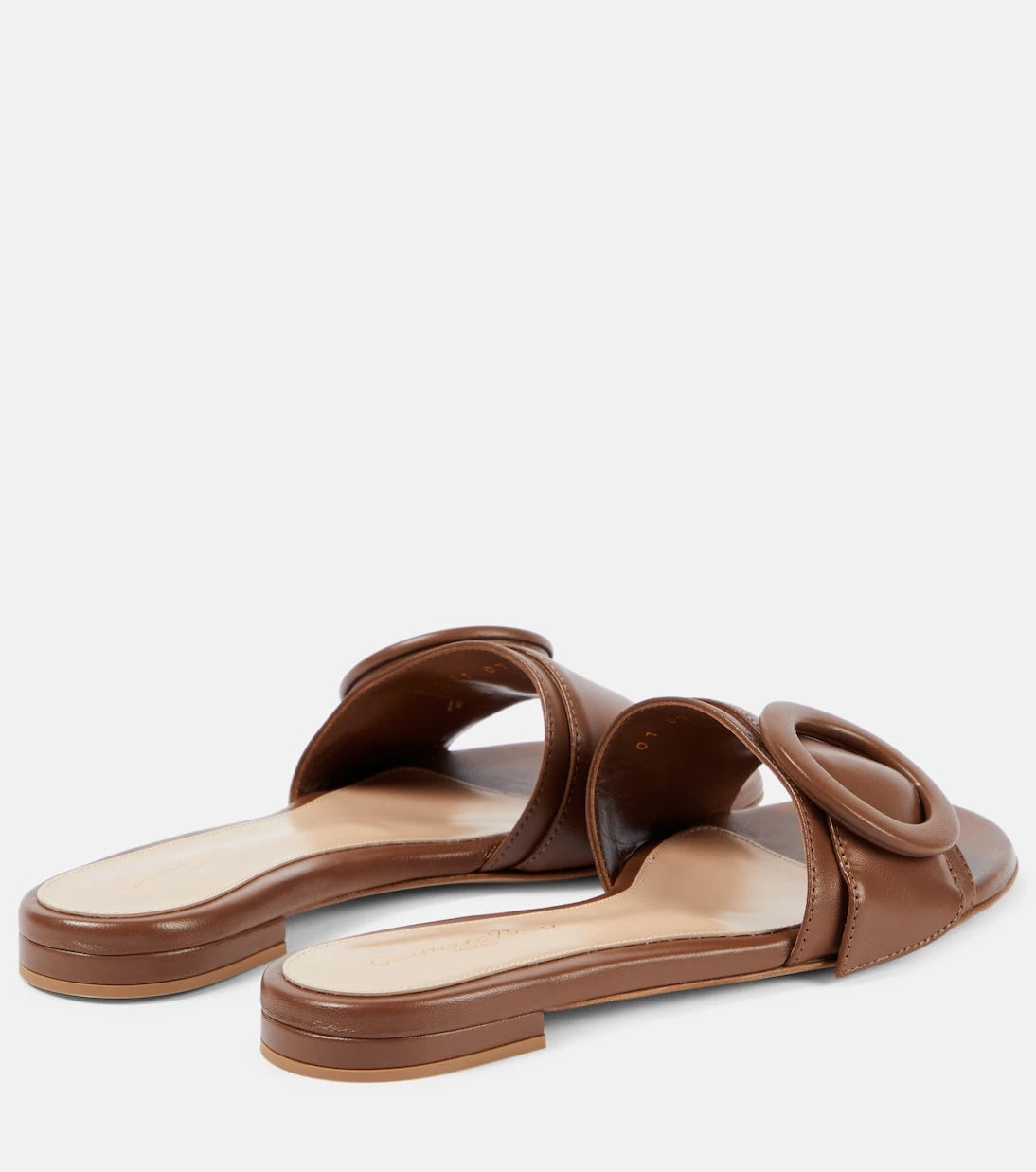 Gianvito Rossi - Embellished leather mules