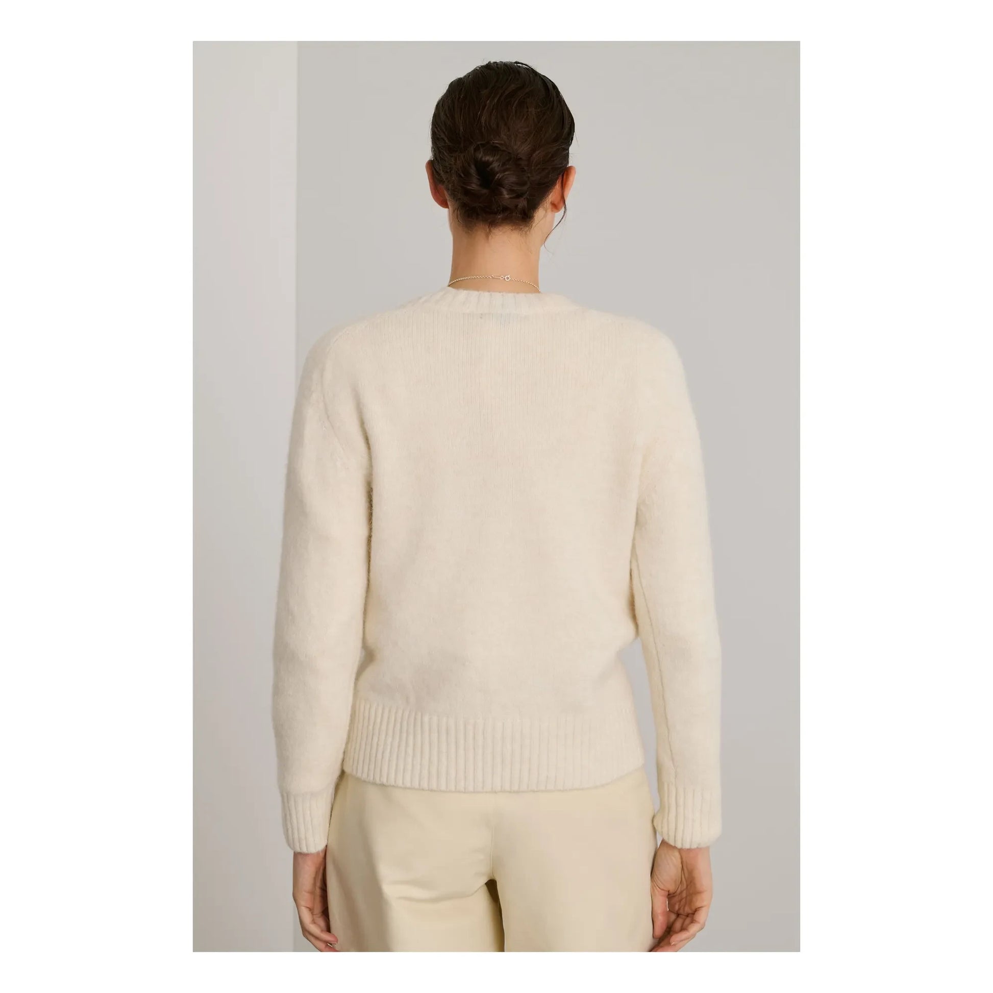 Soeur - Envie Alpaca and Merino Wool Sweater | Ecru