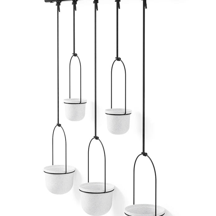 Umbra Duvar Saksı Seti 2 x O 10 cm / 3 x O15 cm