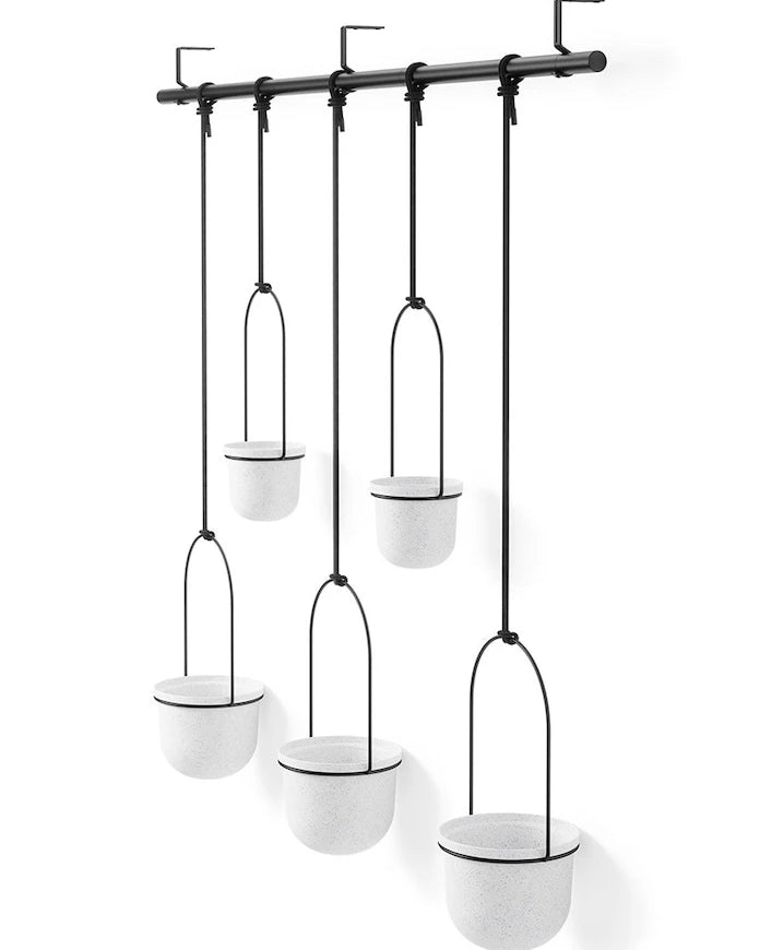 Umbra Duvar Saksı Seti 2 x O 10 cm / 3 x O15 cm