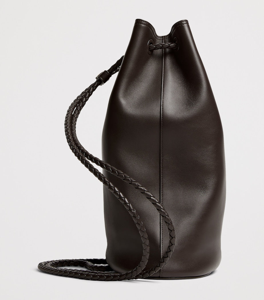 Bottega Veneta Leather Andiamo Backpack