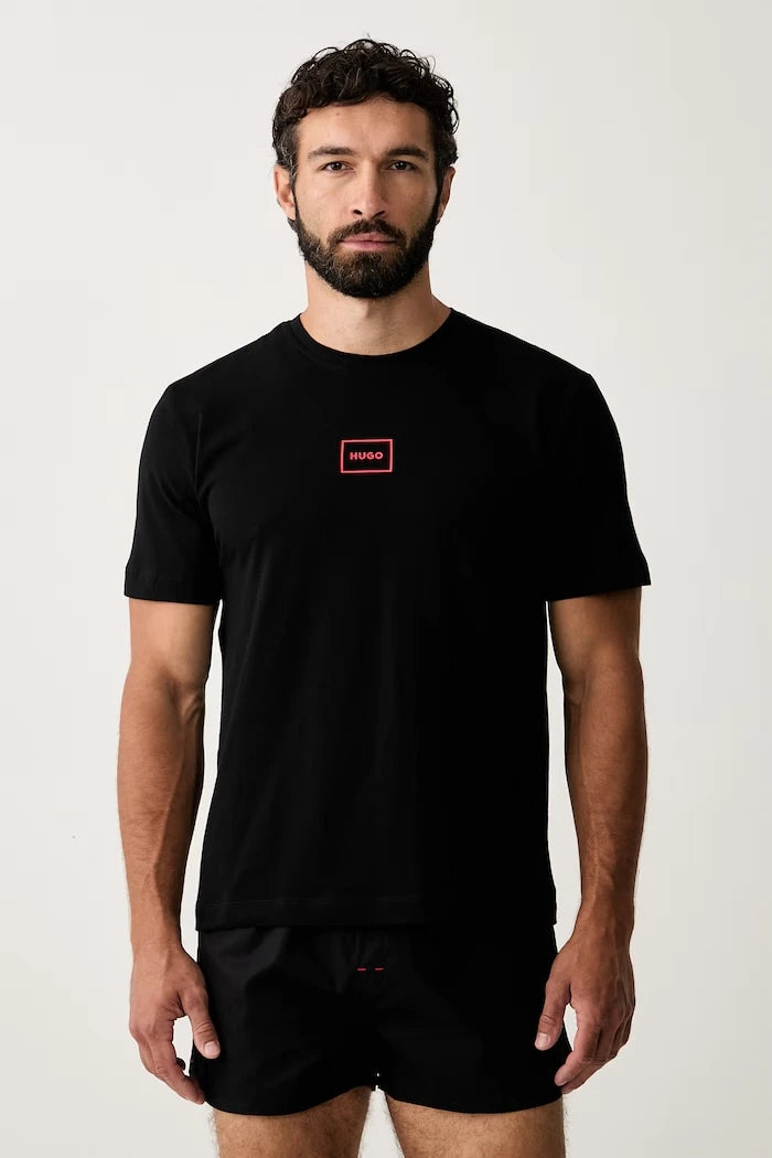 HUGO erkek iki parçalı pamuklu pijama SOREN SHORT SET