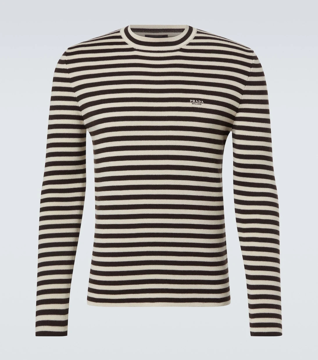 Prada - Striped virgin wool sweater