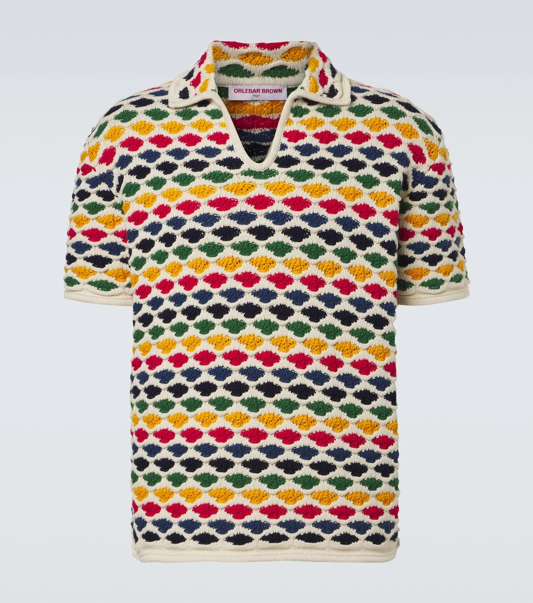 Orlebar Brown - Batten crochet cotton bowling shirt