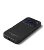 Aspinal Of London Black Grained Leather iPhone 17 Pro Case