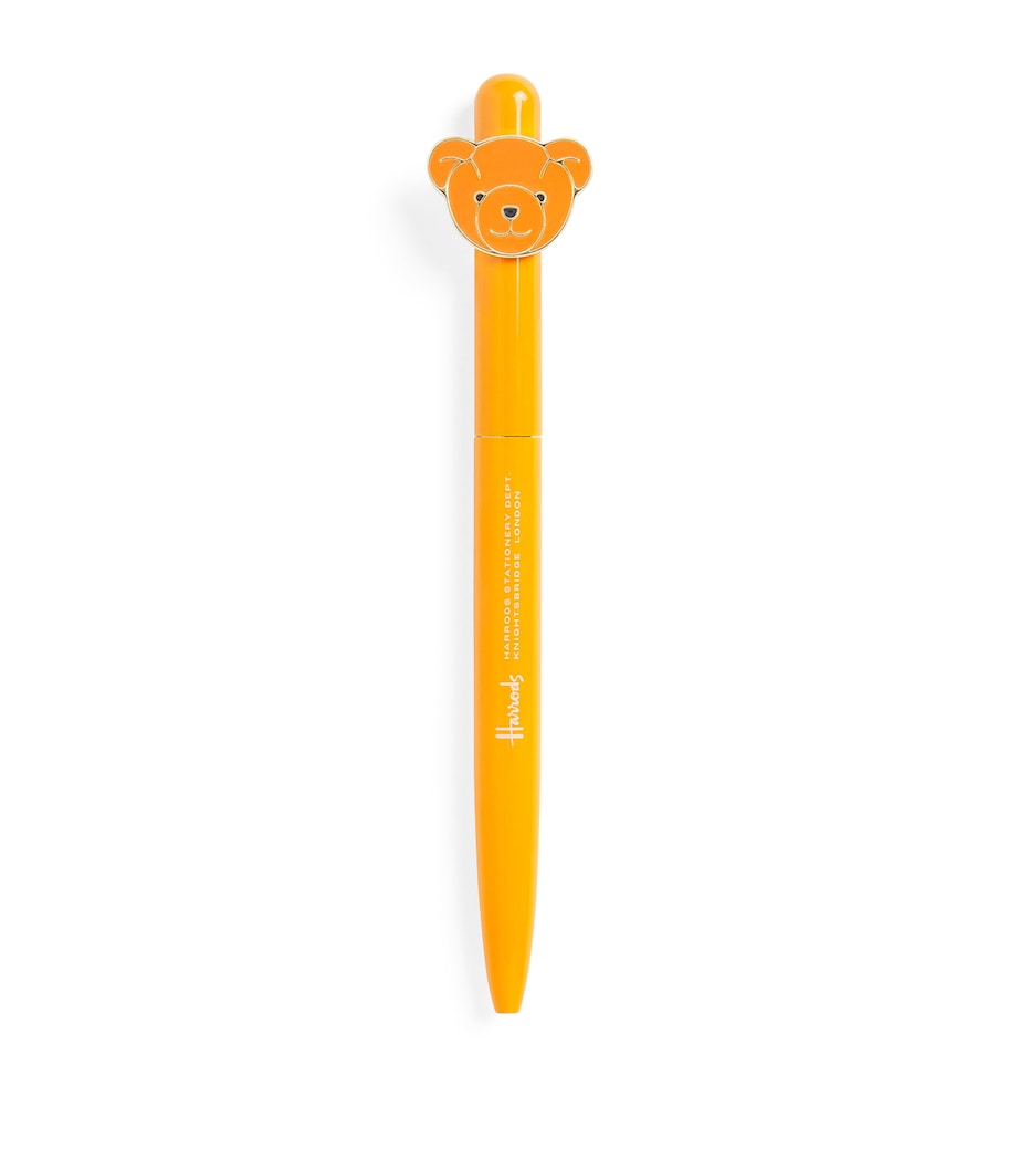 Bear Topper Ballpoint Pen ORANGE