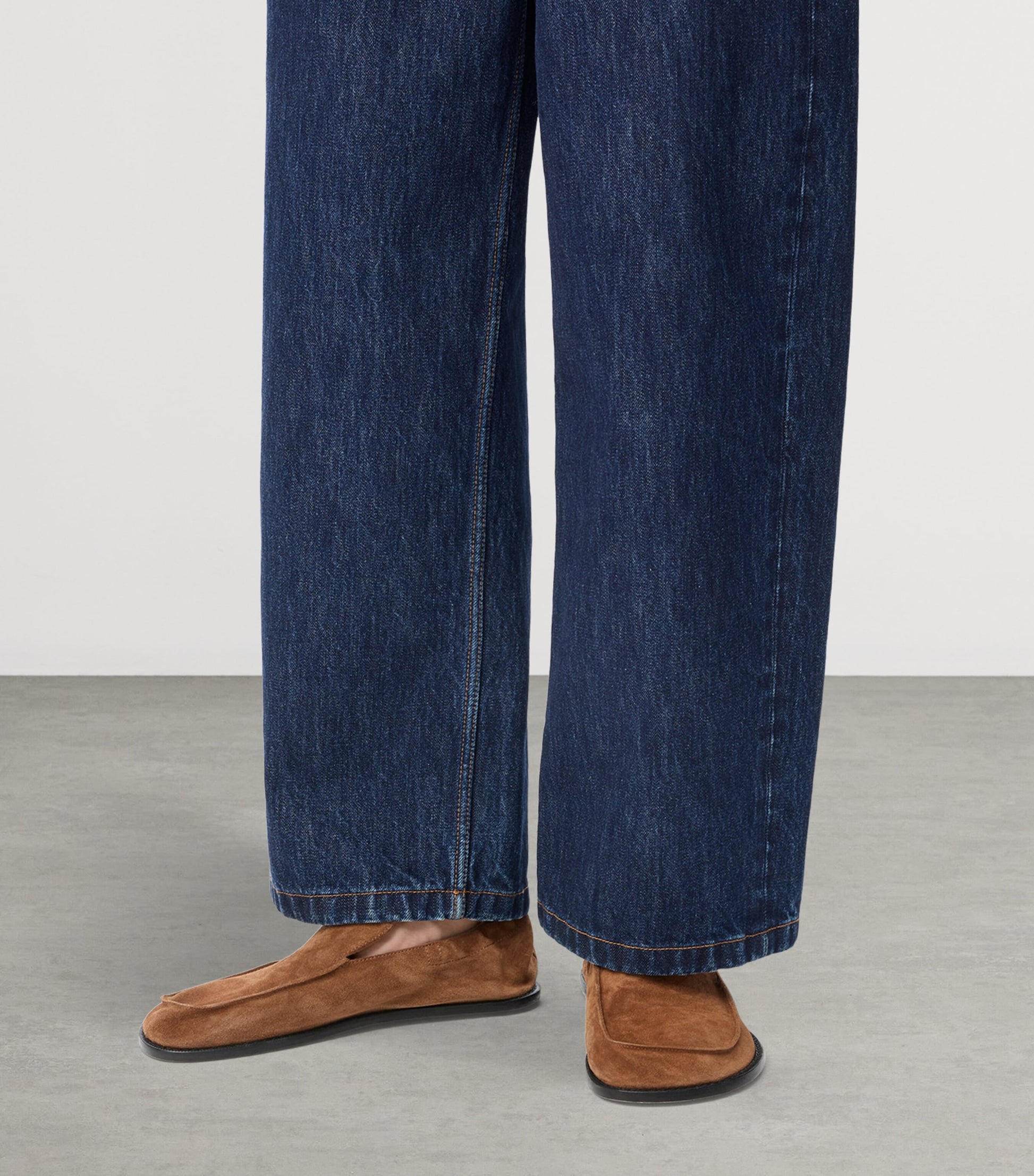 LOEWE Suede Flex Loafers