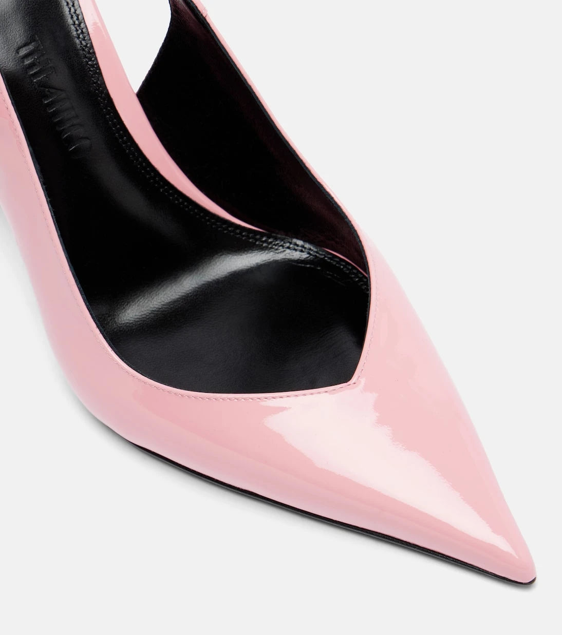 The Attico - Cheope patent leather slingback wedges