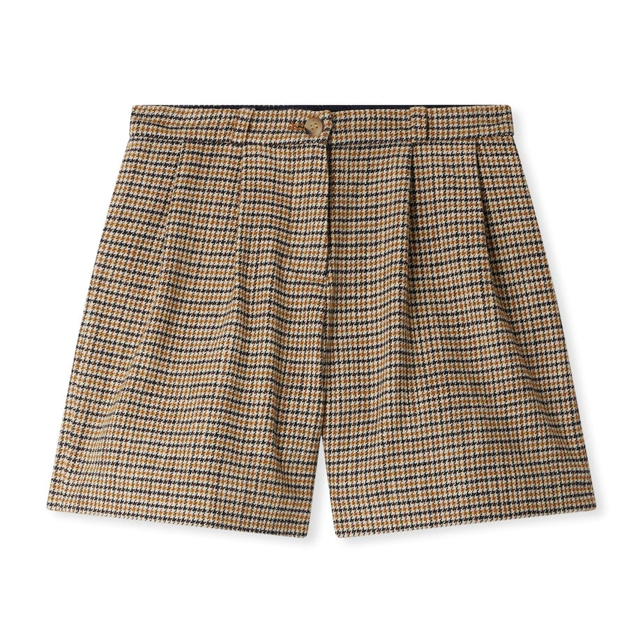 Cotton-Blend Plaid Flannel Shorts (10-14 Years)