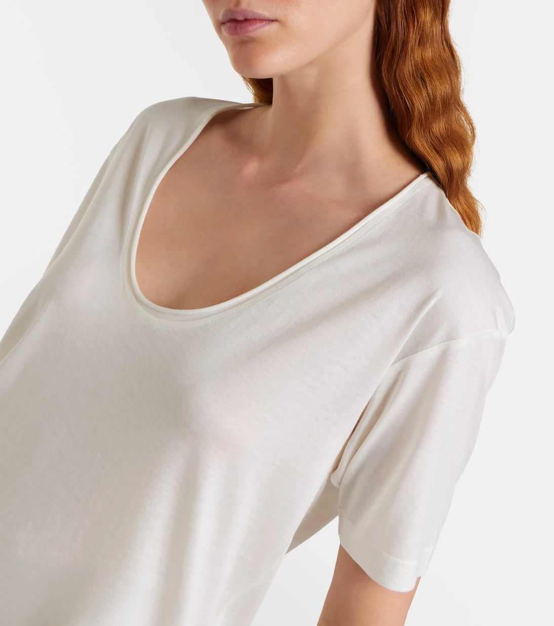 Toteme - Cotton and silk T-shirt