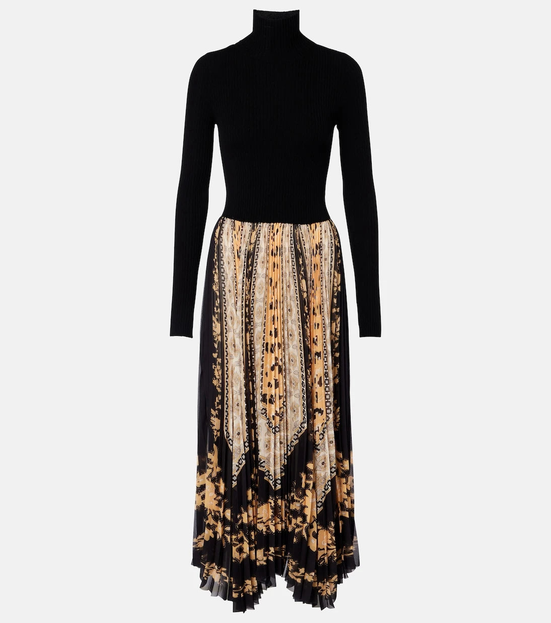 La DoubleJ - Moondance plissé satin midi dress
