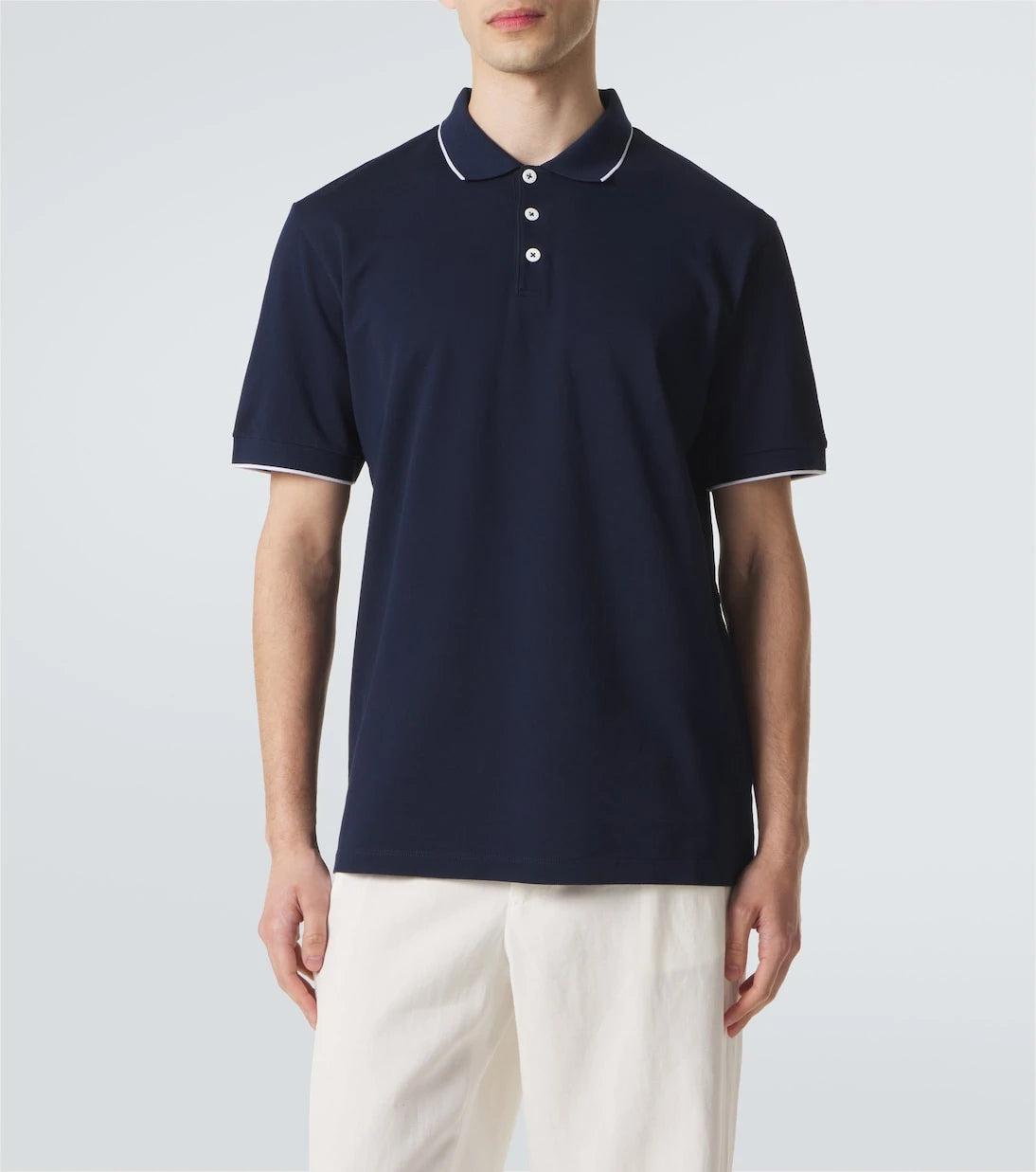 Giorgio Armani - Cotton piqué polo shirt