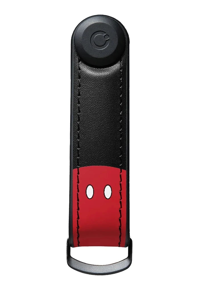 Orbitkey anahtarlık düzenleyici doğal deri Mickey Mouse