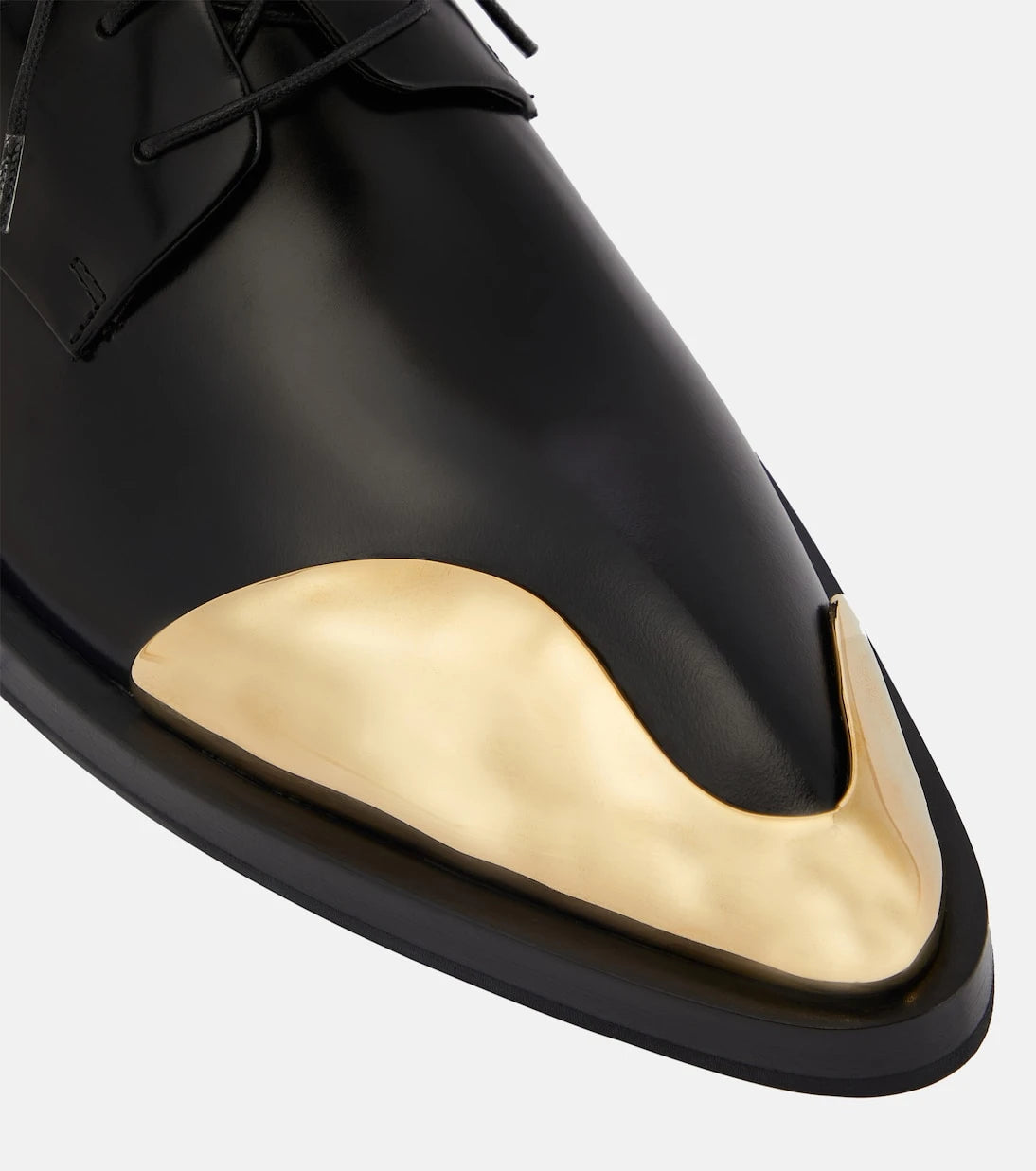 Jil Sander - Embellished leather Derby shoes