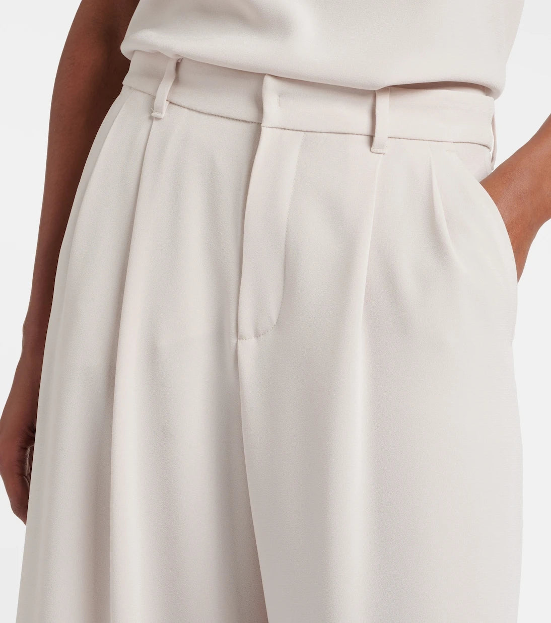 بنطلون ساق واسعة بليسيه Donata من S Max Mara