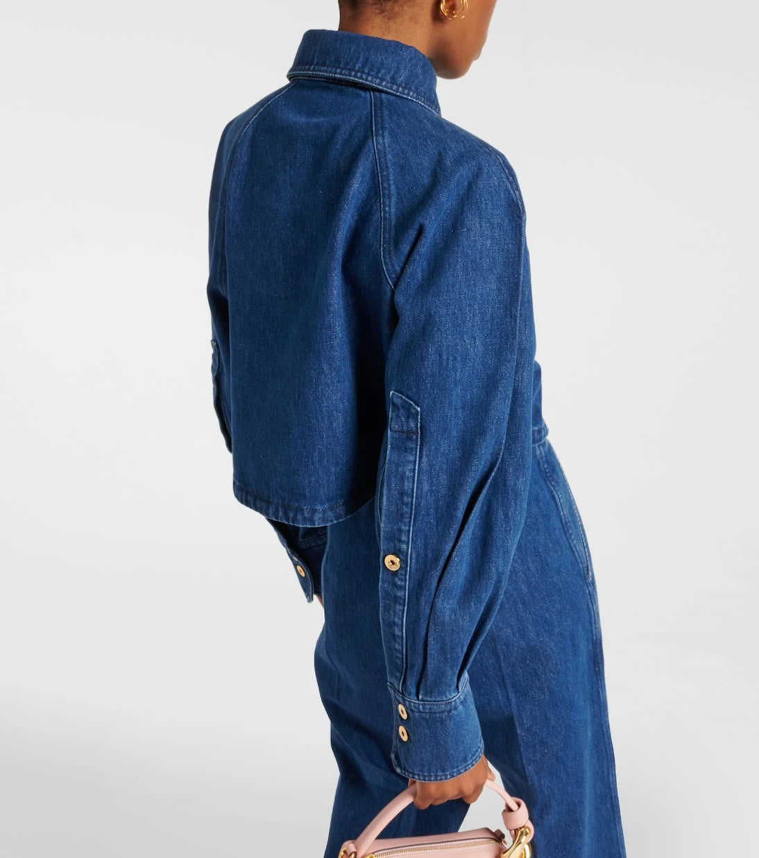 Patou - Cropped denim shirt