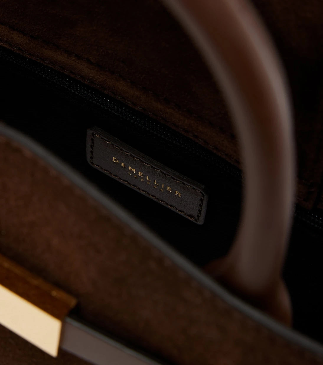 DeMellier - Hudson Small suede top-handle bag