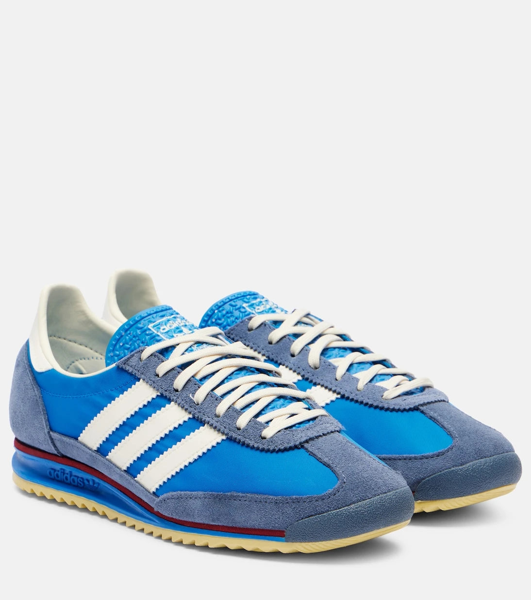 Adidas - أحذية سنيكرز SL 72 OG مزينة بالجلد المدبوغ