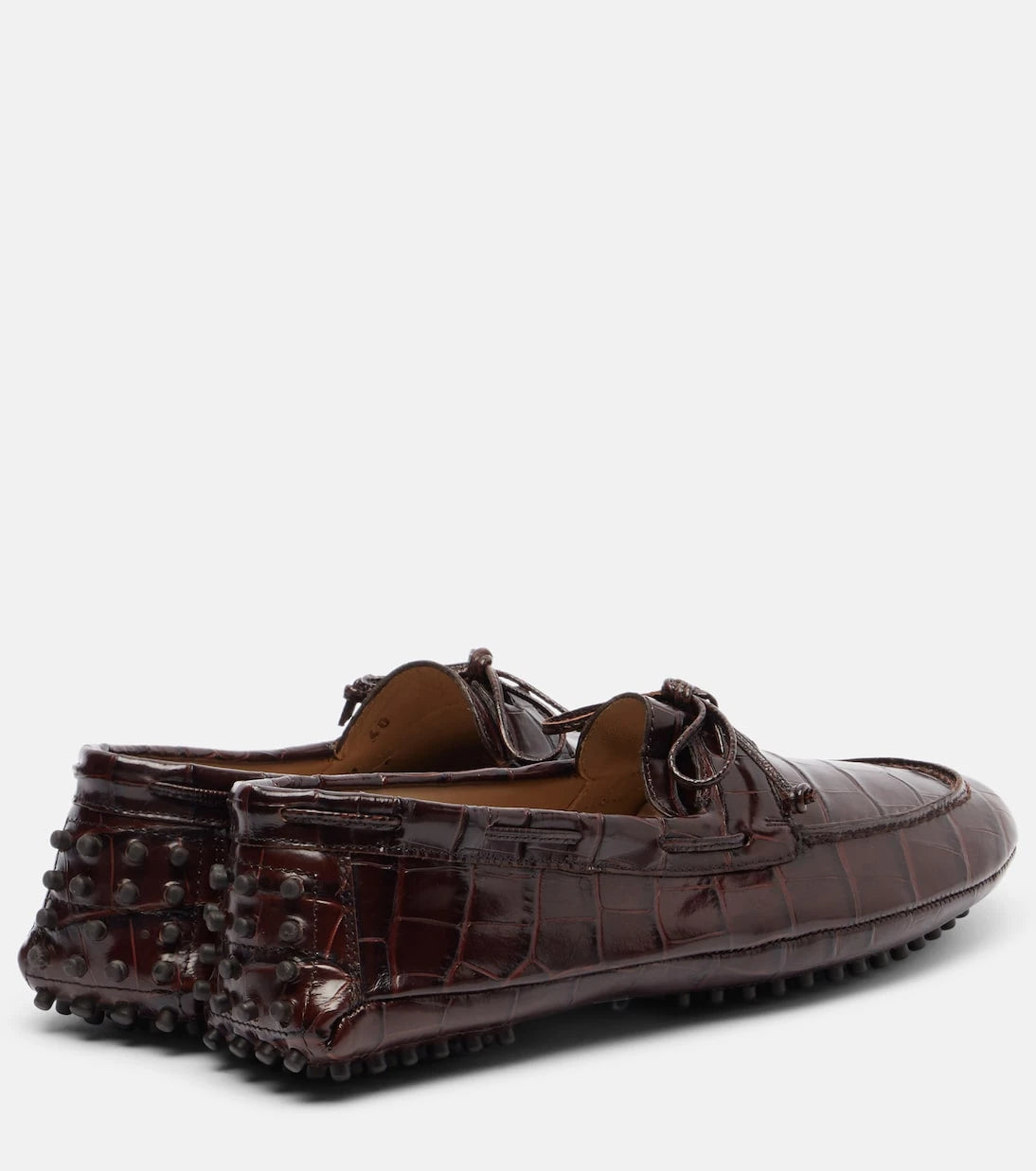 Le Monde Béryl - Croc-effect driving shoes