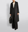 Max Mara Black Manuela Belted Coat