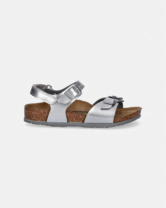 Birkenstock Çocuk Deri Rio AS Kids Flowers Sandalet