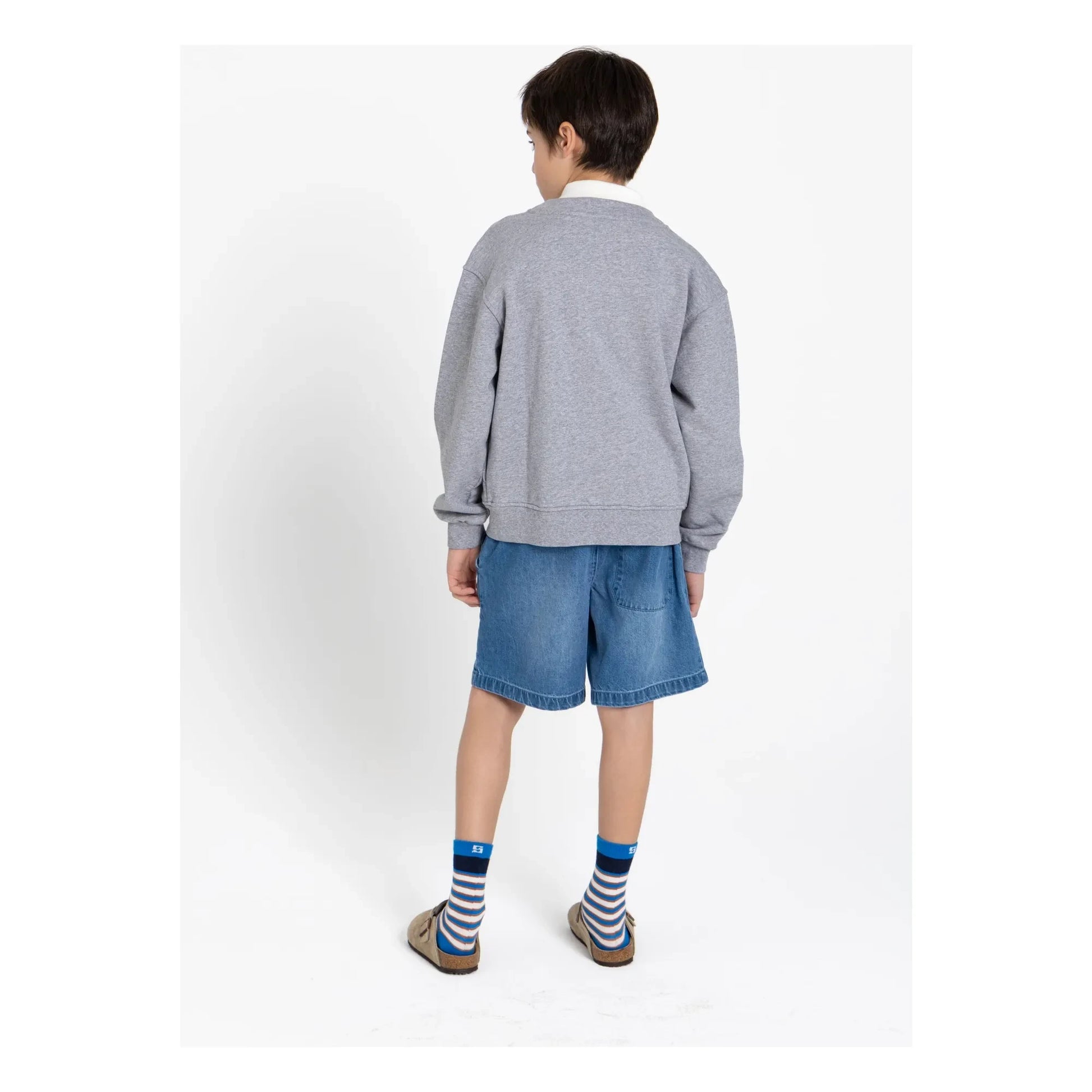 Smallable Kid - Ostmark organic cotton cardigan | Heather grey