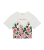 Dolce & Gabbana Kids Cotton Logo Rose T-Shirt (8-12+ Years)