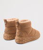 Jimmy Choo Beige Xan Suede-Shearling Snow Boots
