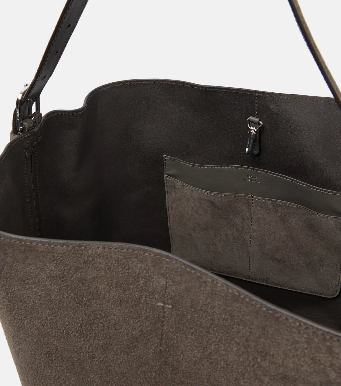 Toteme - Belted suede tote bag