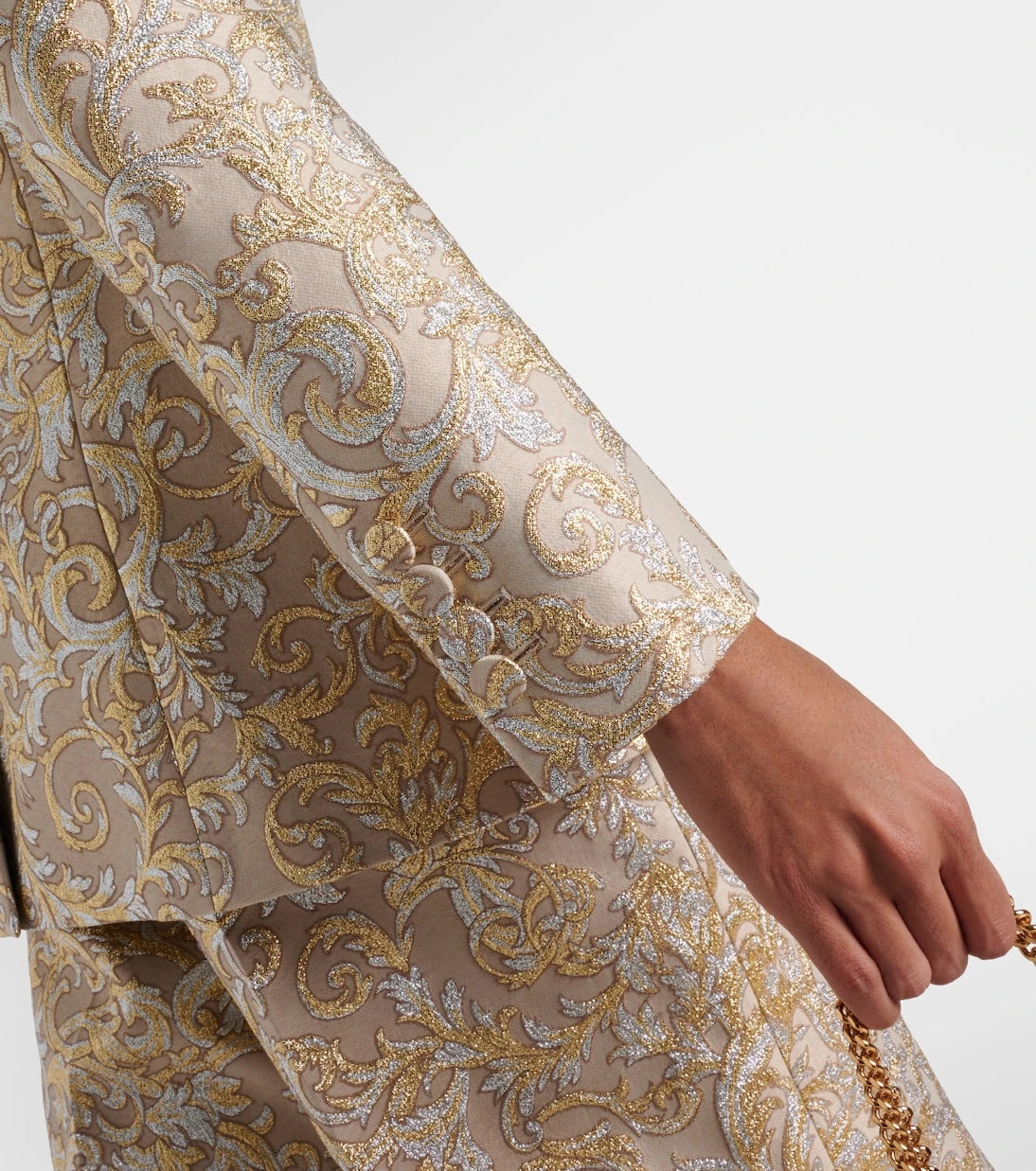 Stella McCartney - Single-breasted brocade blazer
